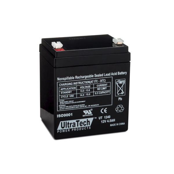 Batterie 12V, 4.5 Ampères - Alarme Caméra Surveillance (ACS) 