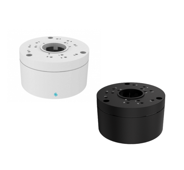 Boîte de jonction -  TEBBASE1 (blanc) TEBBASE1-B (noir) - Alarme Caméra Surveillance (ACS) 