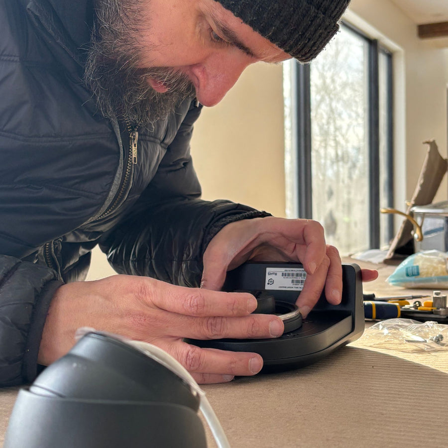 Installation de caméras de surveillance