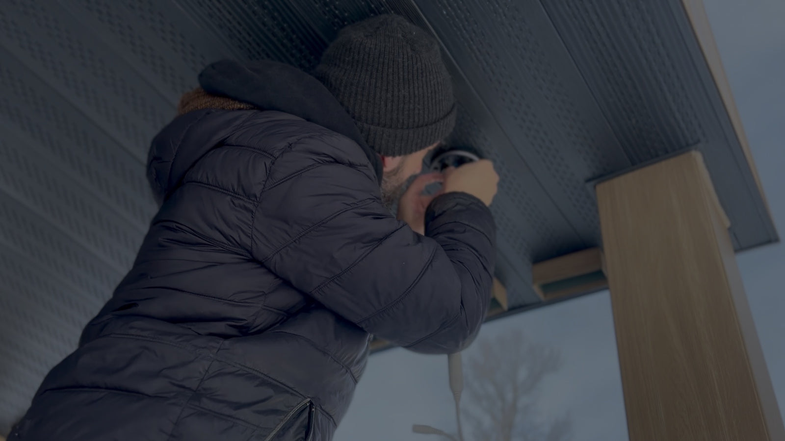 Installation de caméra de surveillance