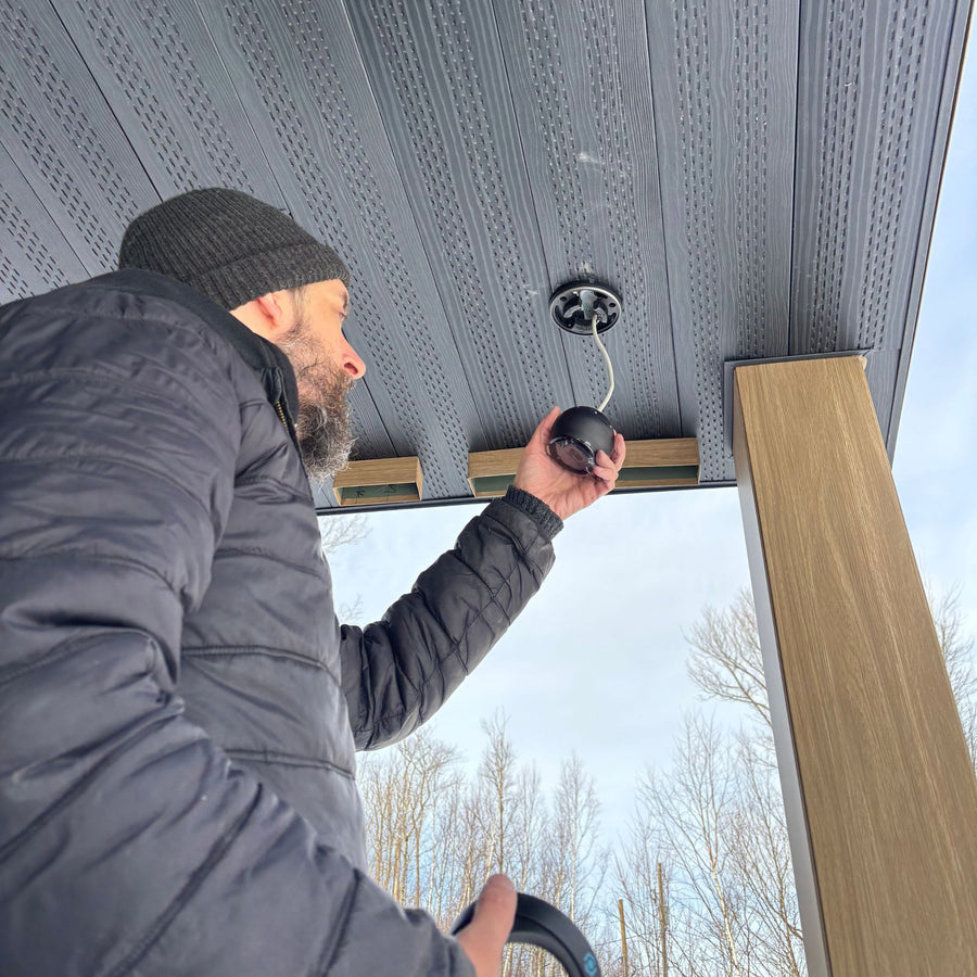 Installation de caméras de surveillance