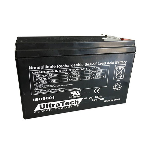 Batterie 12V, 7 Ampères - Alarme Caméra Surveillance (ACS) 